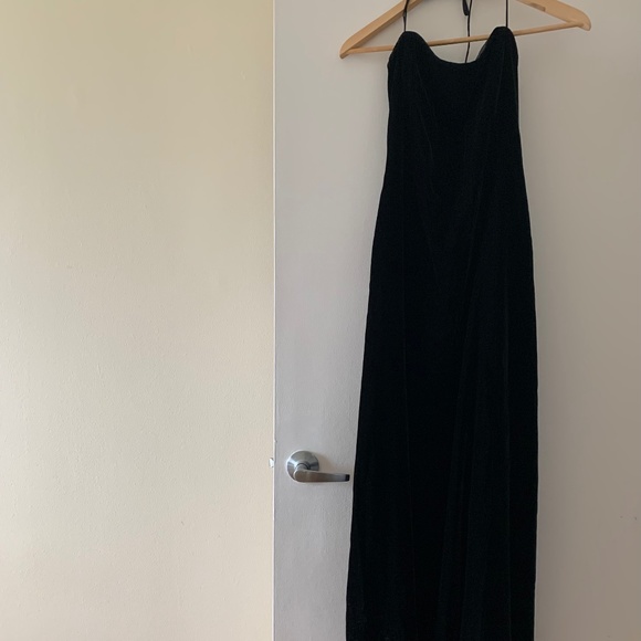 Laundry Black Lined Velvet Dress - Picture 1 of 5